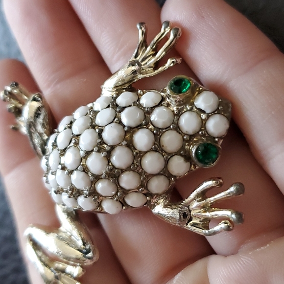 VTG frog brooch - Picture 3 of 7